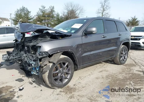 2021 Jeep Grand Cherokee 80Th Anniversary 4X4 z USA, uszkodzony, nr VIN 1C4RJFBG6MC536750